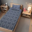 Ver imagem 2 de Jogo de Cama Solteiro Kids 2 Pçs Doce Vida Malha 70% Algodão 30% Poliéster Game Blue