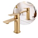 Ver imagem 2 de Misturador Monocomando de Mesa P/ Lavatorio Bica Baixa Champagne