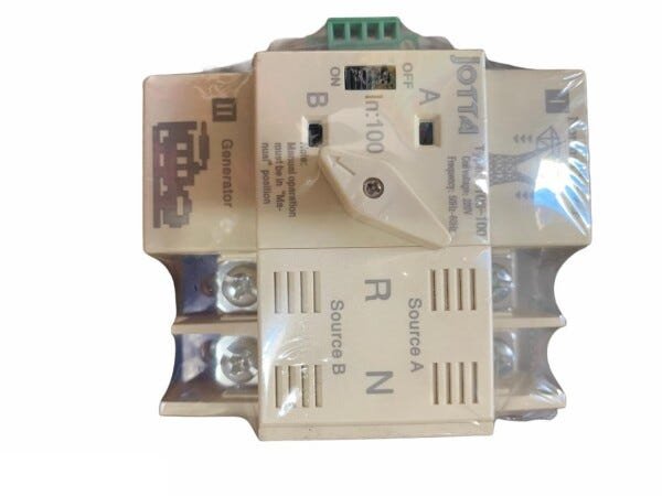Interruptor Chave Transferência Automático Ats JTQ3 100 W2R - 220v - 5