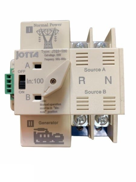 Interruptor Chave Transferência Automático Ats JTQ3 100 W2R - 220v - 1