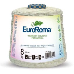 Barbante CRU 1,0KG 4/8 Fios Rolo 762M - 1