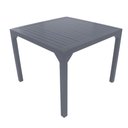 Ver imagem 1 de Mesa Quadrada Haiti 60cm Tampo Ripado em Alumínio Cozinha Edícula Trama Original