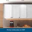 Ver imagem 7 de Cozinha Compacta Clássica com Tampo 6 Peças 200cm Unna Poliman Móveis