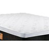 Cama Box Baú King: Colchão Espuma Castor D45 Black e White Air Euro Pillow + Base CRC Suede Brown(19 - 6