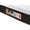Cama Box Baú King: Colchão Espuma Castor D45 Black e White Air Euro Pillow + Base CRC Suede Brown(19 - 4