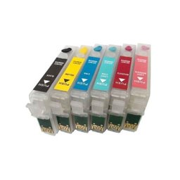 Cartucho Recarregável Jetw R270 R290 R390 RX590 RX610 T50 TX650 TX700W TX710W TX720WD TX730WD - Sem  - 8