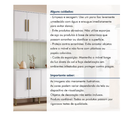 Ver imagem 7 de Cozinha Completa 11 Portas 2 Gavetas Lorena Kaiki Móveis - Branco