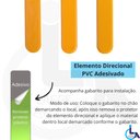 Ver imagem 3 de Elemento Tátil Direcional Pvc Adesivado Amarelo