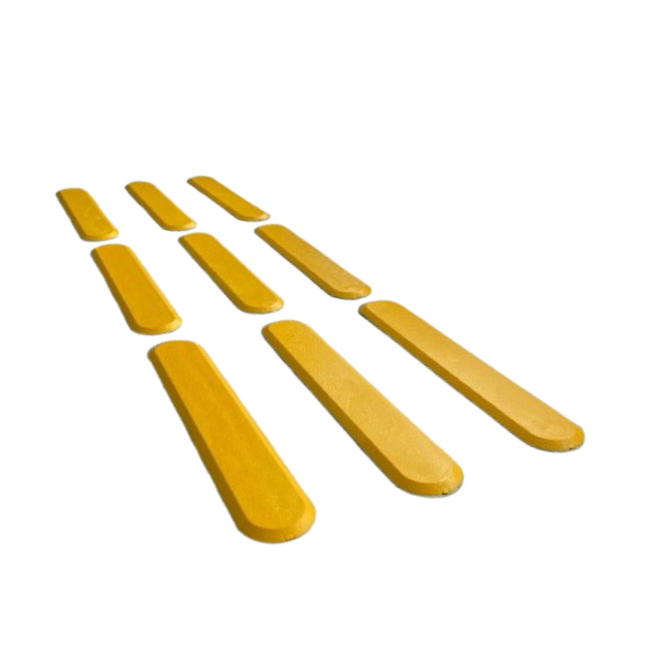 Elemento Tátil Direcional Pvc Adesivado Amarelo