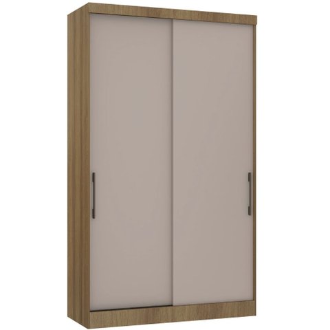 Guarda Roupa Modulado 134,50cm 2 Portas de Correr Paris Luciane Móveis