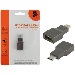 Adaptador USB C P/HDMI 4K 60Hz Femea - 2