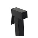 Ver imagem 3 de Ducha Manual em Metal Preto Fosco com Mangueira 180 Cm e Desviador