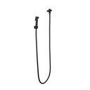 Ver imagem 2 de Ducha Manual em Metal Preto Fosco com Mangueira 180 Cm e Desviador