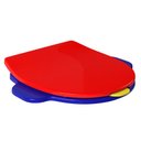 Ver imagem 1 de Assento Plástico com Slow Close Colorido Kids Api.165.ava.15 - Deca