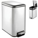 Ver imagem 1 de Lixeira de Inox Retangular Multiuso 5 Litros - Praticidade e Sofisticação