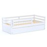 Bicama Solteiro Dreams com Grade de Proteção Madeira Maciça Branco Megamobilia - 2