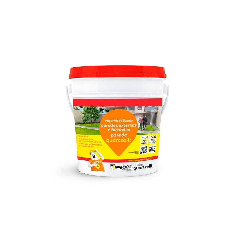 Impermeabilizante para parede 18kg Quartzolit