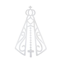 Imagem Nossa Senhora Aparecida Parede em Mdf:Branco - 1