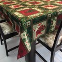 Ver imagem 1 de Toalha de Mesa Redonda Gorgurinho Natalino Verde - 1,50M