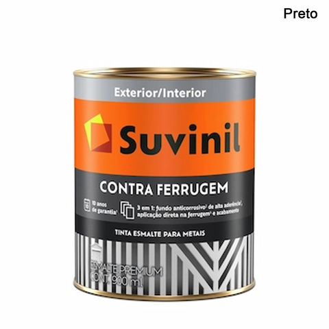 Suvinil Esm. C. Ferrugem Br 0,9l Preto 50581398