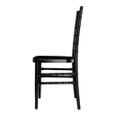 Ver imagem 4 de Kit 6 Cadeiras Tiffany Polipropileno Preta Sala Cozinha Jantar Restaurante Eventos Festas