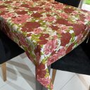 Ver imagem 4 de Toalha de Mesa Quadrada Gorgurinho Rosas Vermelhas - 1,50x1,50M