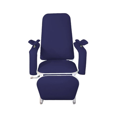 Poltrona para Coleta e Hemodiálise Standard Azul Marinho