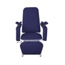 Ver imagem 1 de Poltrona para Coleta e Hemodiálise Standard Azul Marinho
