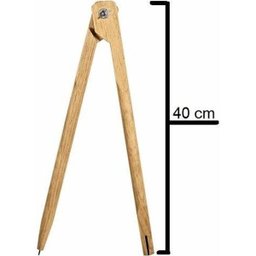 Compasso Madeira 40cm para Quadro Branco - 1