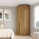 Ver imagem 1 de Guarda Roupa Modular 1 Porta Canto 45 Altezza Trend Belmax:freijó
