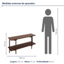 Ver imagem 3 de Aparador Trevo - Cor: Avelã/Amêndoa
