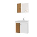 Ver imagem 1 de Conjunto Para Banheiro Munique Branco/Ripado