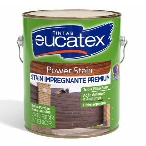 Verniz Madeira Deck Power Stain Premium Eucatex 3,6L - Mogno