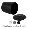 Lixeira Multiuso 5 Litros Puxador Cromado Banheiro - Preto - 6