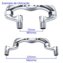 Ver imagem 3 de Par de Excêntrico Longo C/ Registro Integrado 1/2" X 3/4" - T172cregimp