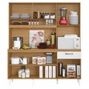Ver imagem 5 de Kit Cozinha Compacta Siena 2000446 6 Portas 1 Gaveta MDP MDF 160cm Aramóveis