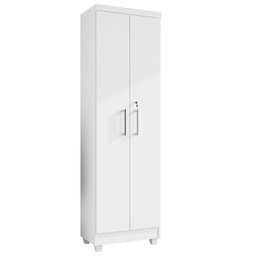 Armário Lavanderia Multiuso Isabela 2 Portas Branco - Saga Decor - 1
