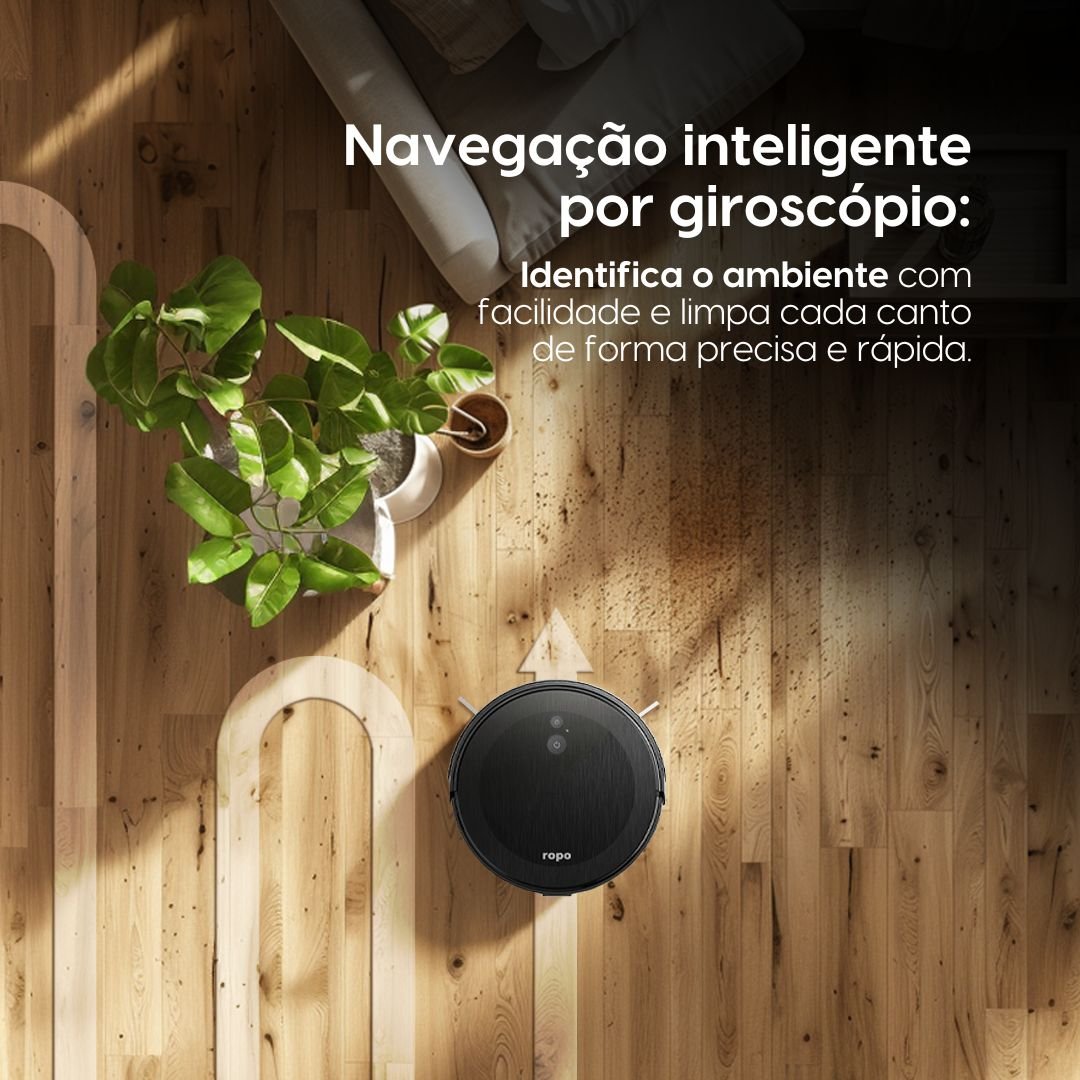 Robô Aspirador e Passa Pano Ropo Smart Pet Bivolt - 3