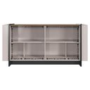 Ver imagem 5 de Balcao Buffet 160 Cm Copacabana Preto Off White Nogueira Real Colibri