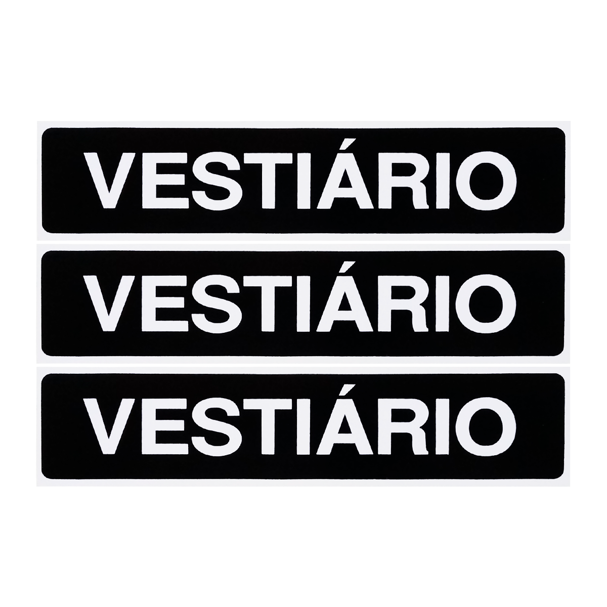 Combo 10 Placas De Sinalização Vestiário 30x7 Acesso - A-425 F9e ...