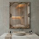 Ver imagem 1 de Espelho com Moldura em Resina de Parede 107x77x8cm