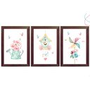 Ver imagem 3 de 3 Quadrinhos Decorativos Infantil Aquarela em Cores: Pinus