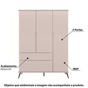 Ver imagem 2 de Guarda Roupa Infantil Melinda com 3 Portas - Rosa