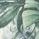 Ver imagem 6 de Papel de Parede Estampado Folhagem Azul e Verde com Glitter Vinilico Lavável+cola