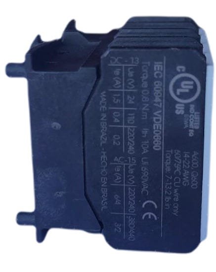 Bloco de Contato Auxiliar Frontal BFCA - WEG 2NA+2NF - 8