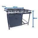 Ver imagem 5 de Fogão Industrial 6 Bocas Baixa Pressão 3QS 3QD P5 com Forno 90L