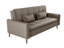 Ver imagem 1 de Sofá Cama 3 Lugares Casal Premium Reclinável com Almofadas 2,06 Larg Donna Matrix