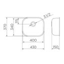 Ver imagem 2 de Cuba Docol Invicta 40x34 016974CH Inox Alto Brilho