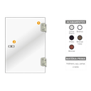 Ver imagem 5 de Kit 05 para Montagem Box de Abrir Automático V/a Bronze 1002