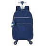 Mochila Escolar Tactel Rodinhas 360° Crinkle Up4you Notebook - Azul Marinho - 1